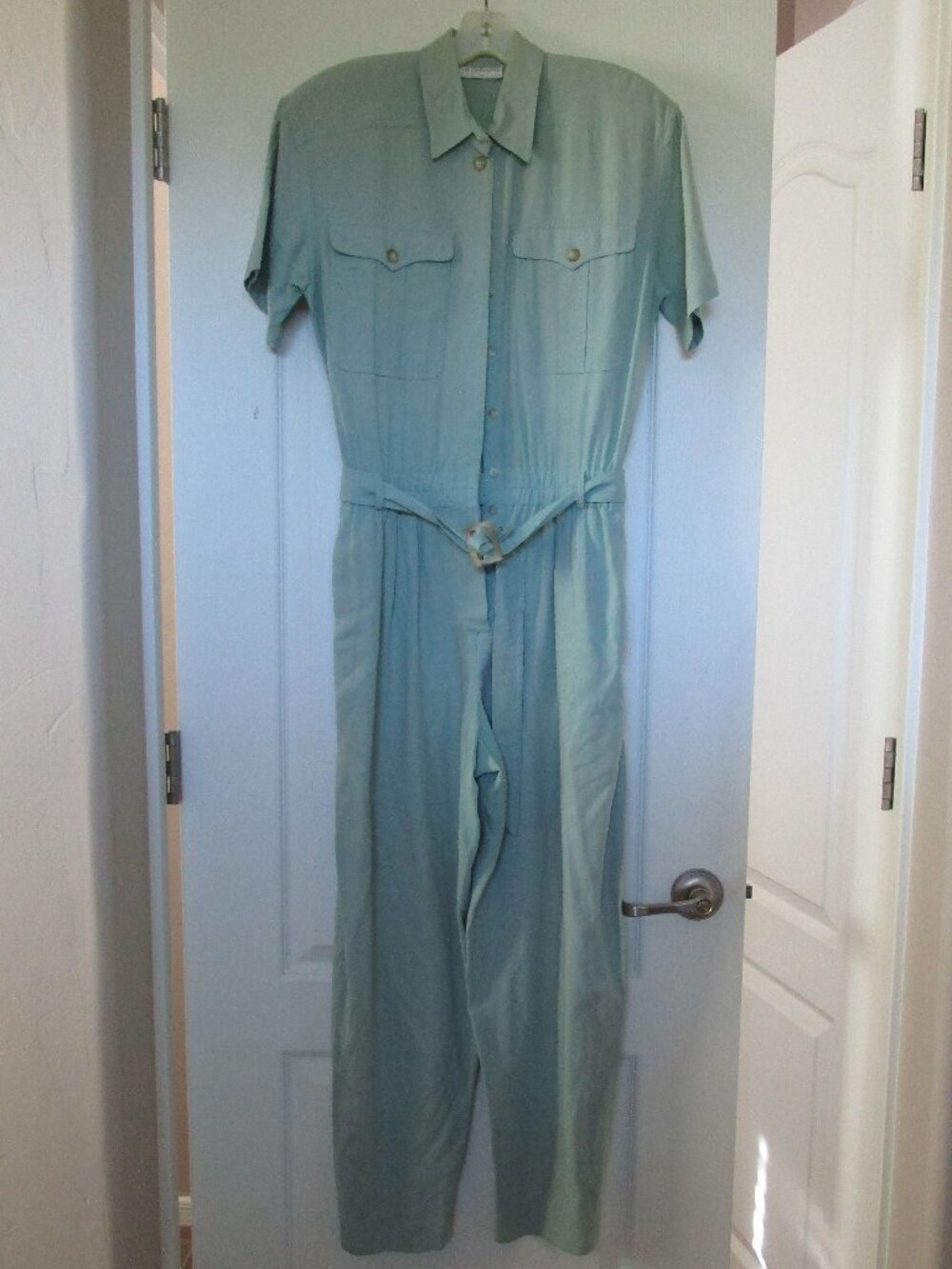 100% silk jumpsuit